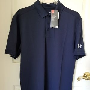 Under Armour HeatGear Polo Shirt-Blue